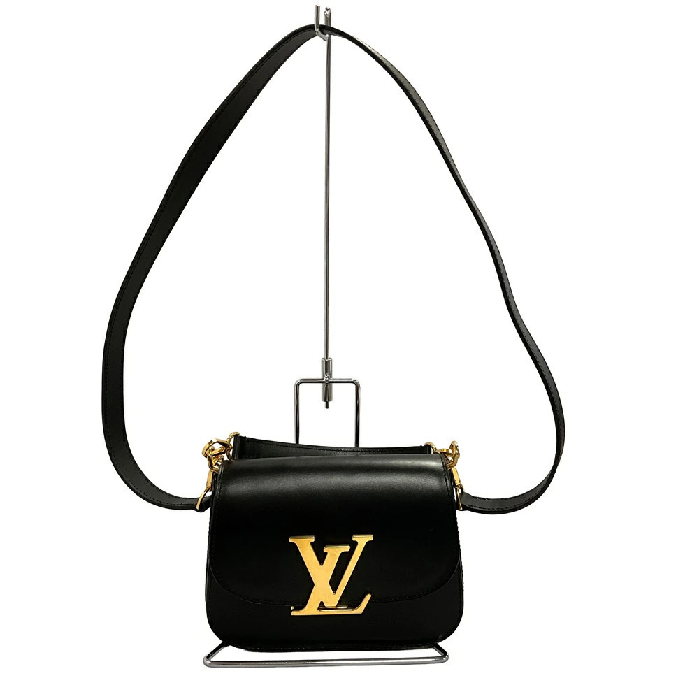 Louis Vuitton Vivienne Parnassea Black LV Handbag Shoulder Strap Crossbody